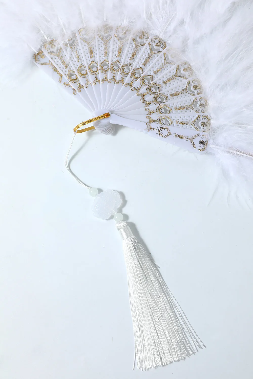 1920s Feather Lace Fan
