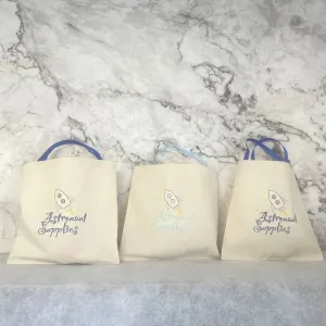 Astronaut Space fabric party bags