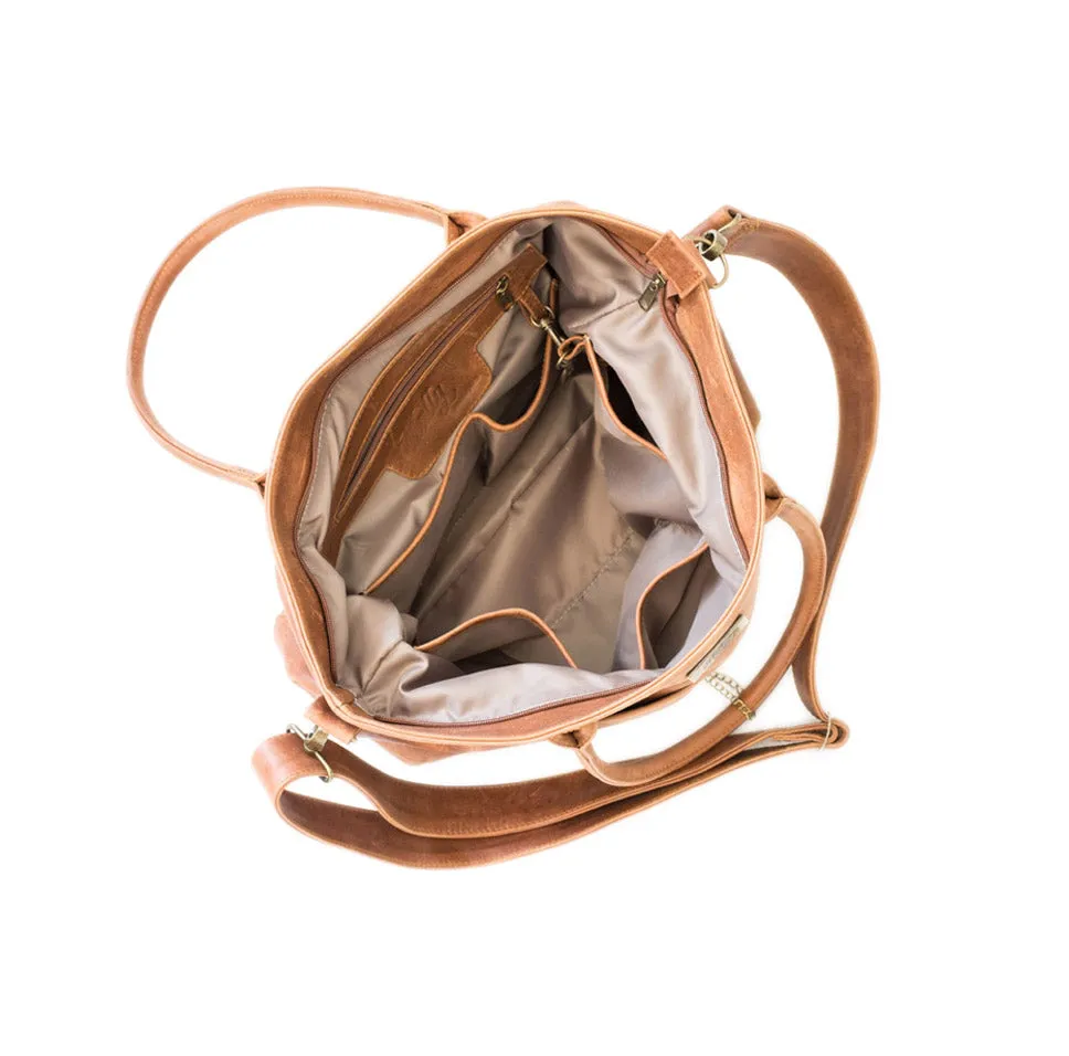 Beula Baby Bag in Toffee