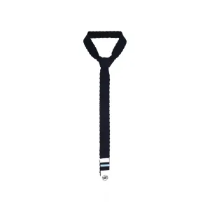 Black Knitted Neck Tie