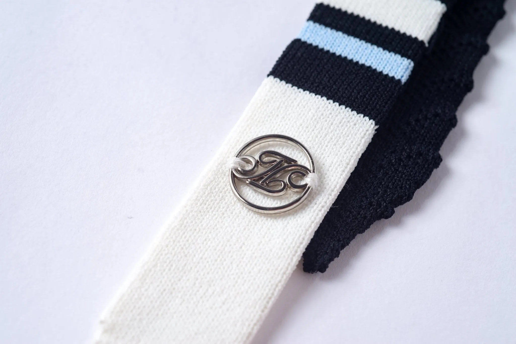 Black Knitted Neck Tie