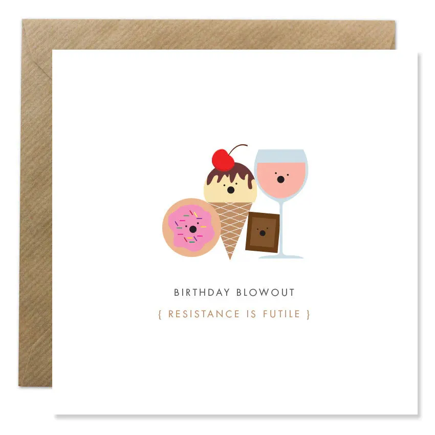 Bold Bunny Birthday Blowout Card