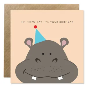 Bold Bunny Hip Hippo Ray Birthday