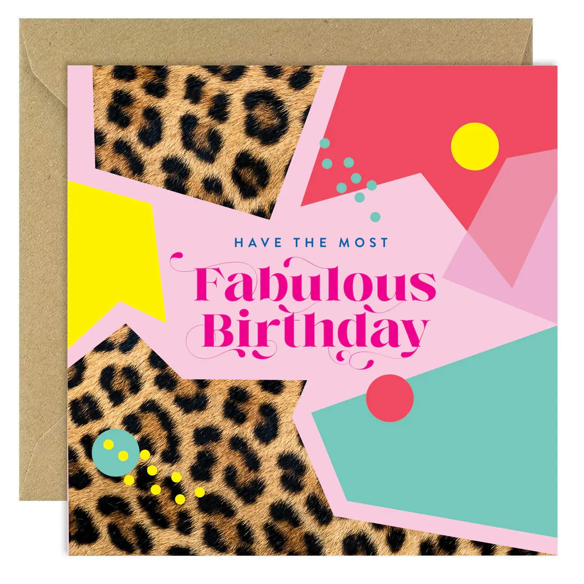 Bold Bunny Most Fabulous Birthday Geo