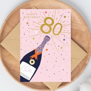Boujee Age 80 Card