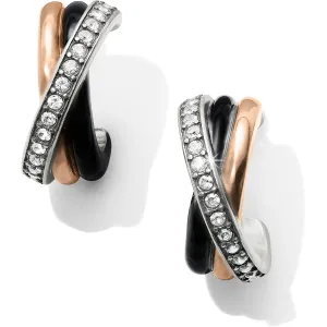 Brighton | Neptune's Rings Black Leverback Earrings | Women's