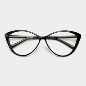 Chashma Ottica Women's Full Rim Triangle Cat Eye Tr 90 Titanium Eyeglasses 5865