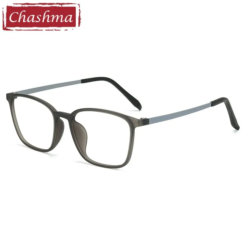 Chashma Unisex Full Rim Ultem Titanium Square Frame Eyeglasses 66113