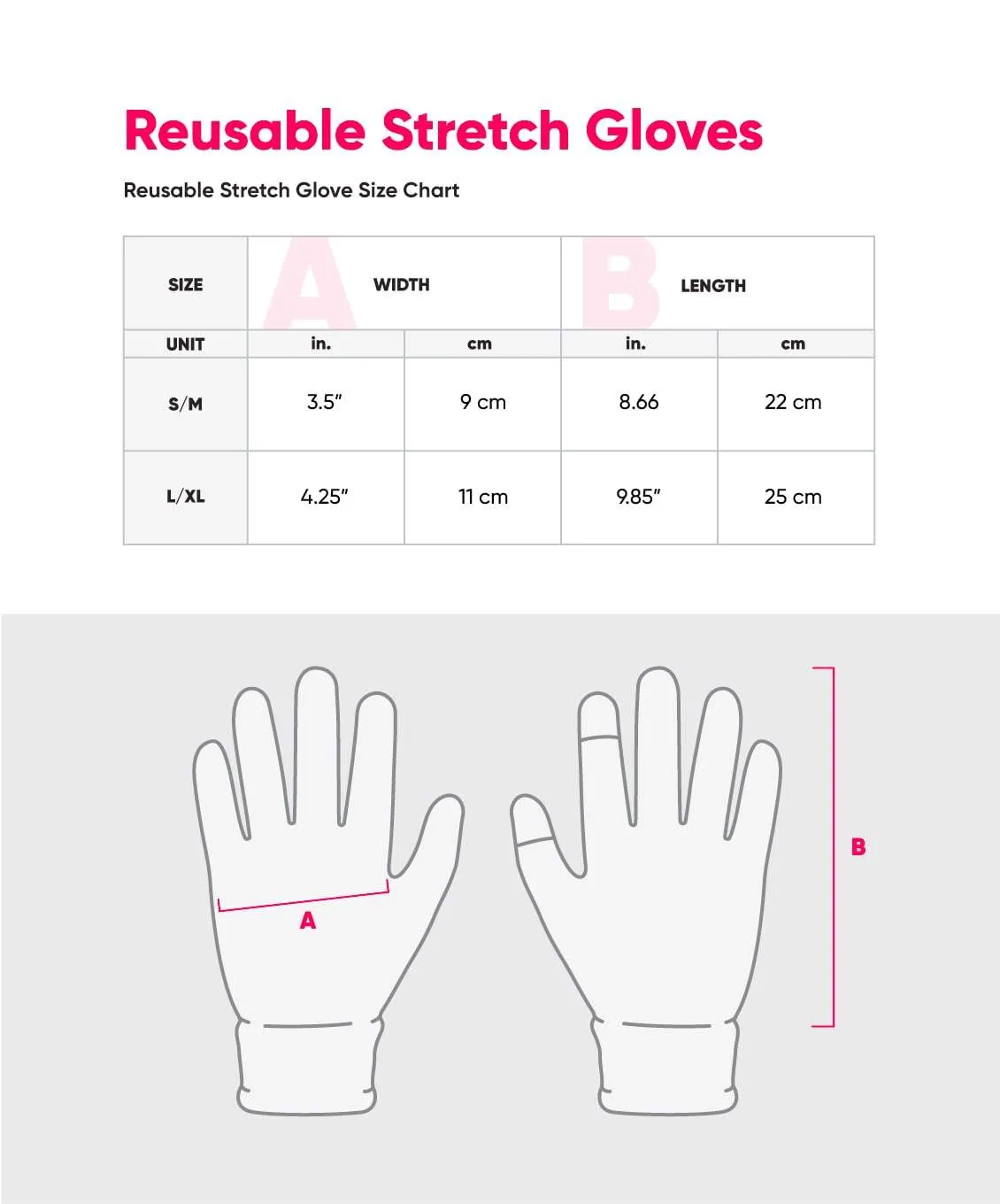 Chicago Cubs MLB 2 Pack Reusable Stretch Gloves