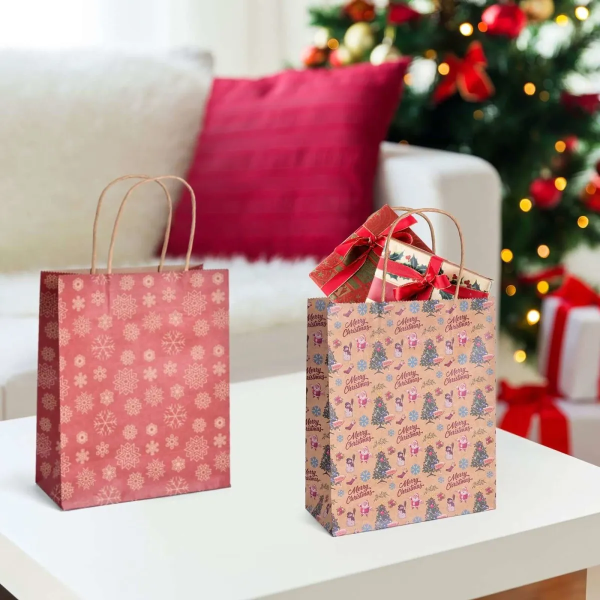 Christmas Gift Bags- Pattern Designs