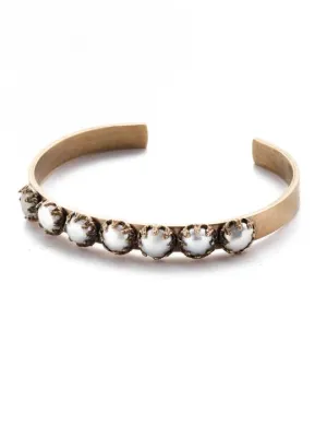 Citron Pearl Cuff Bracelet