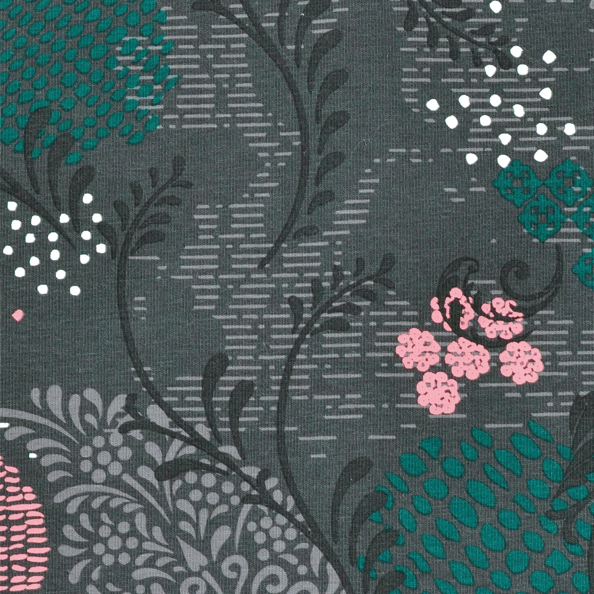 Cotton neck warmer with fleece lining - Flore