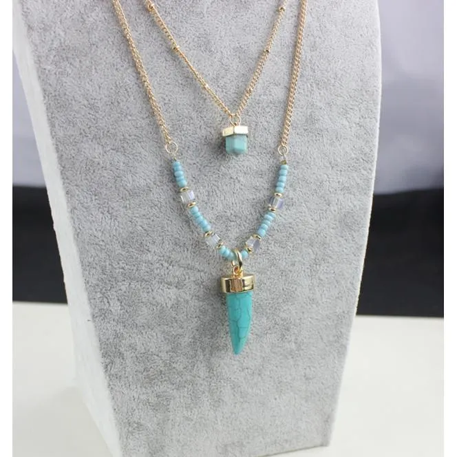 Dual Turquoise Necklace