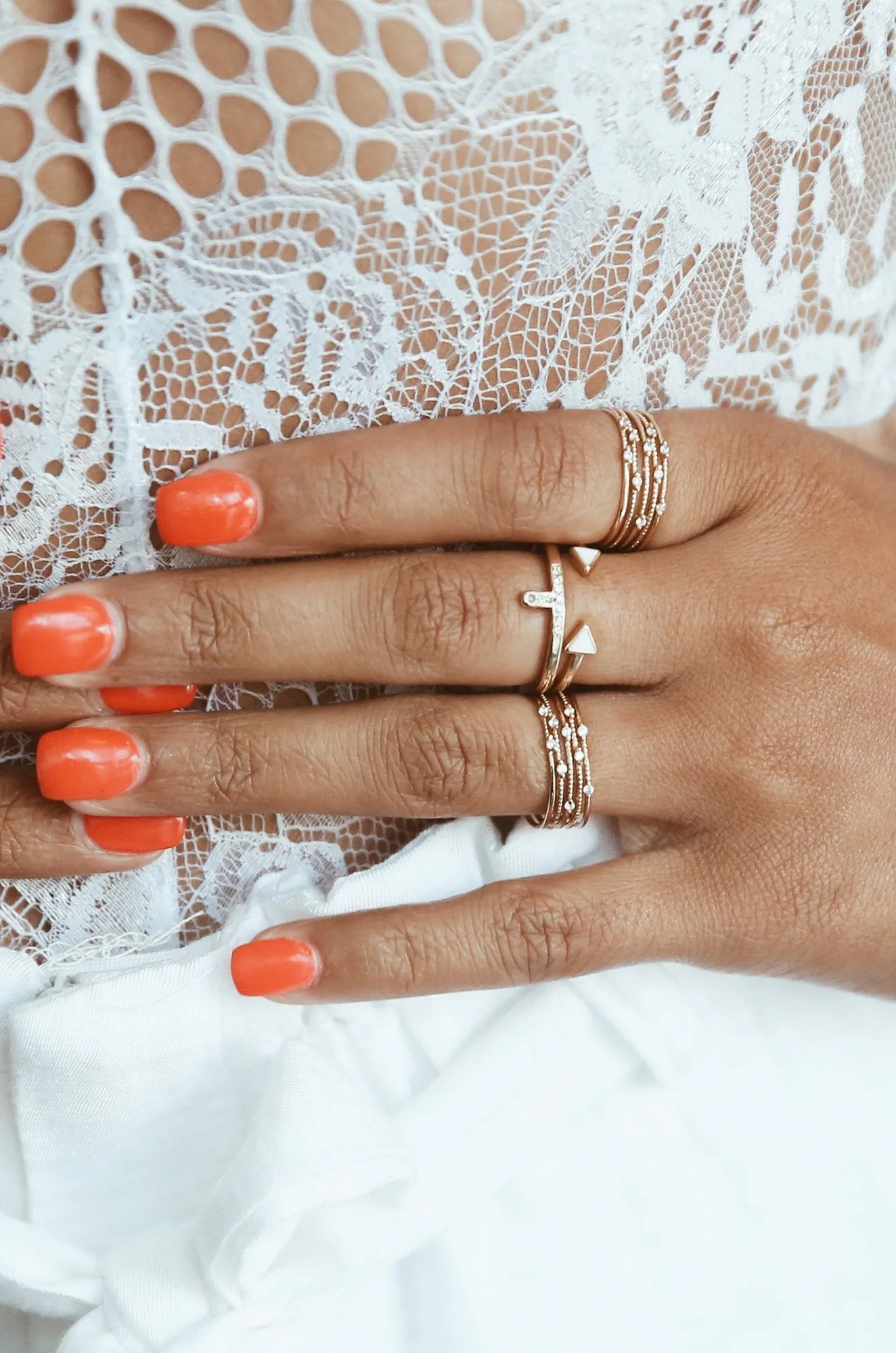 Ettika Luxury Layered Ring in Gold