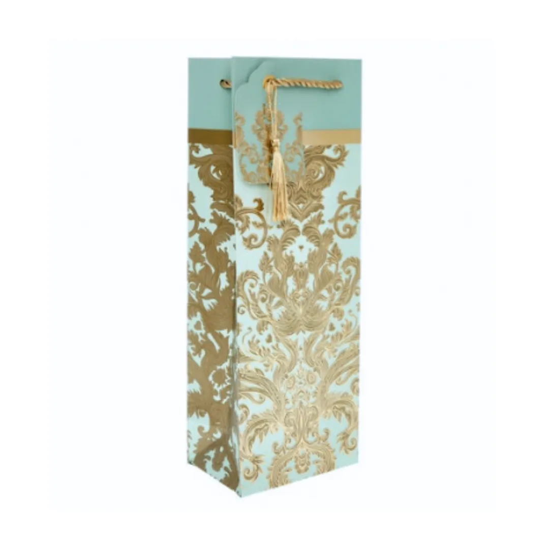 Gift Bag Bottle - Opulant Damask
