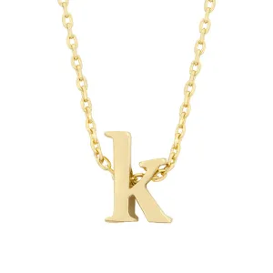 Golden Initial K Pendant