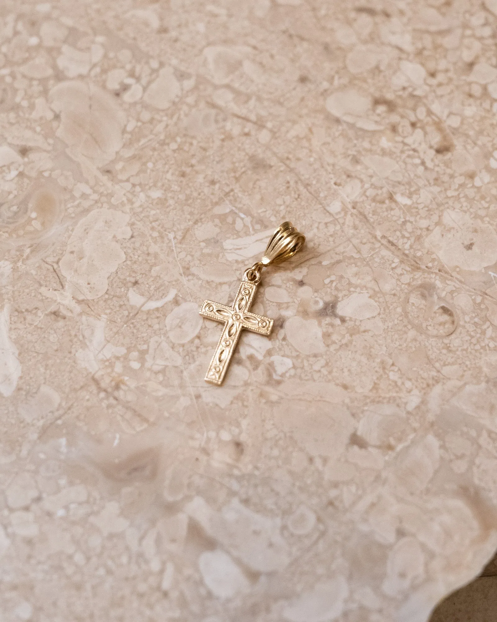 Goldfilled Necklace Cross Small