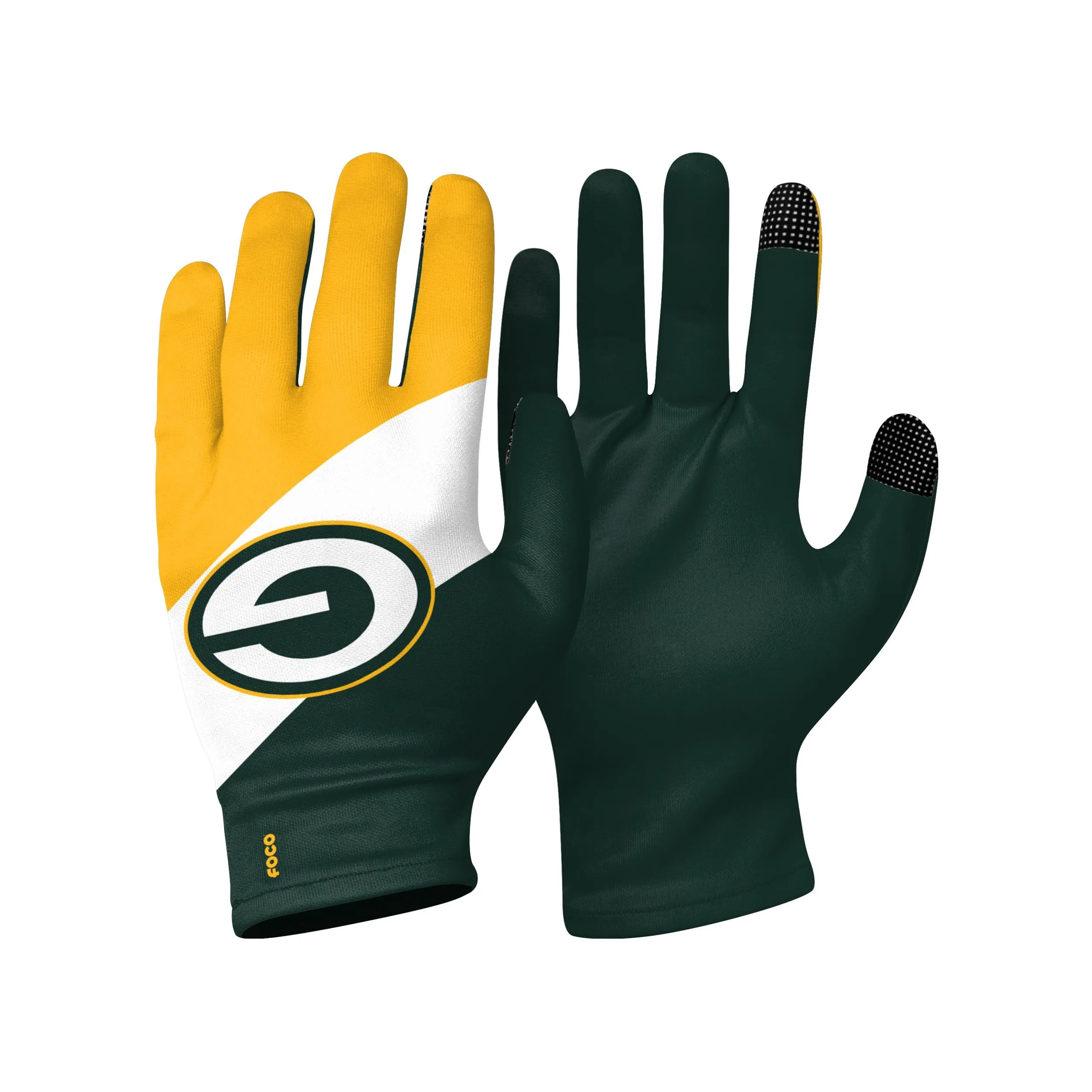Green Bay Packers NFL 2 Pack Reusable Stretch Gloves