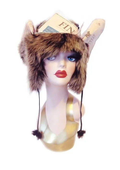 Hüiten Peakn Brown Winter Hat