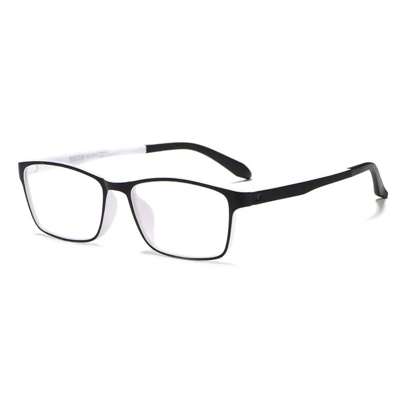 Hotony Men's Full Rim TR 90 Resin Square Frame Eyeglasses 8870