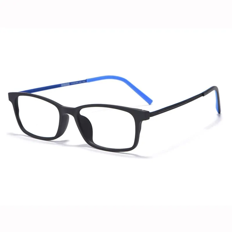 Hotony Unisex Full Rim Square Titanium Frame Eyeglasses 8802