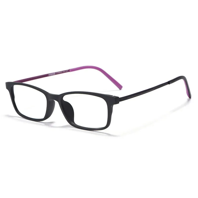 Hotony Unisex Full Rim Square Titanium Frame Eyeglasses 8802