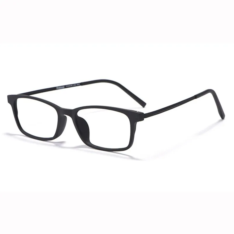 Hotony Unisex Full Rim Square Titanium Frame Eyeglasses 8802
