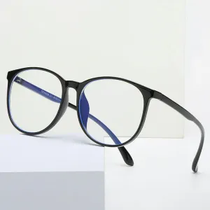 Hotony Unisex Full Rim  TR 90 Round Frame Eyeglasses 30005