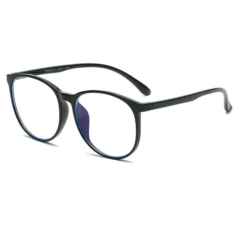 Hotony Unisex Full Rim  TR 90 Round Frame Eyeglasses 30005