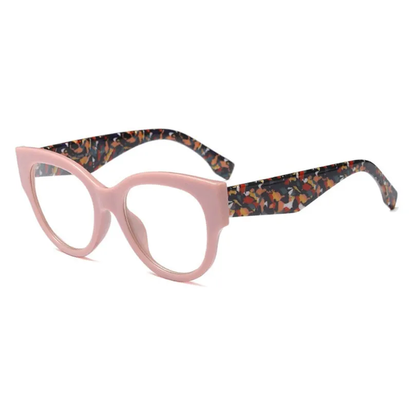 Hotony Women's Full Rim Cat Eye Acetate Frame Eyeglasses 92161