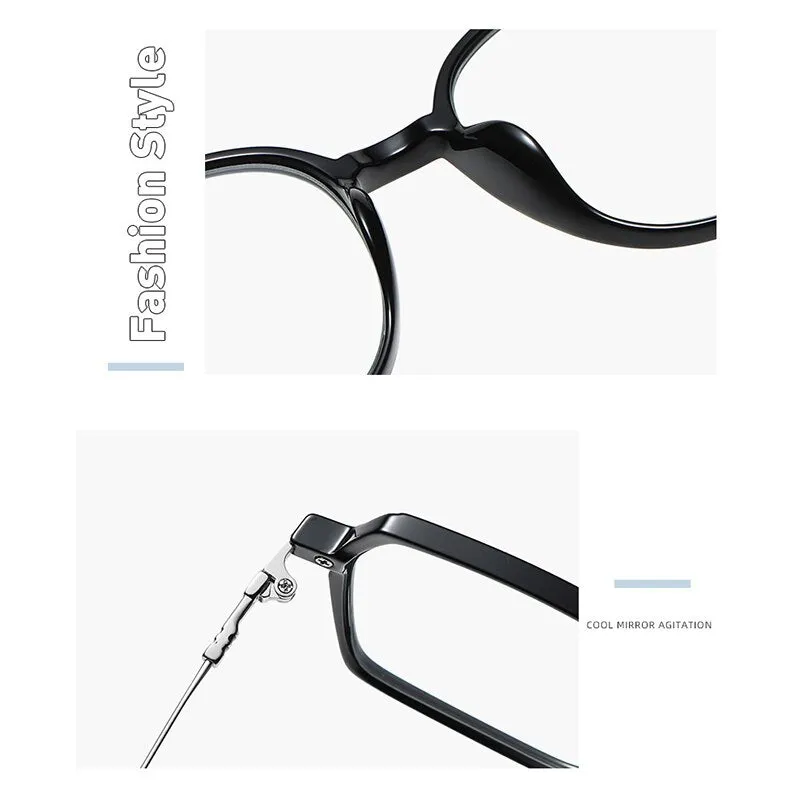 Hotony Women's Full Rim TR 90 Resin Round Frame Eyeglasses Lk302