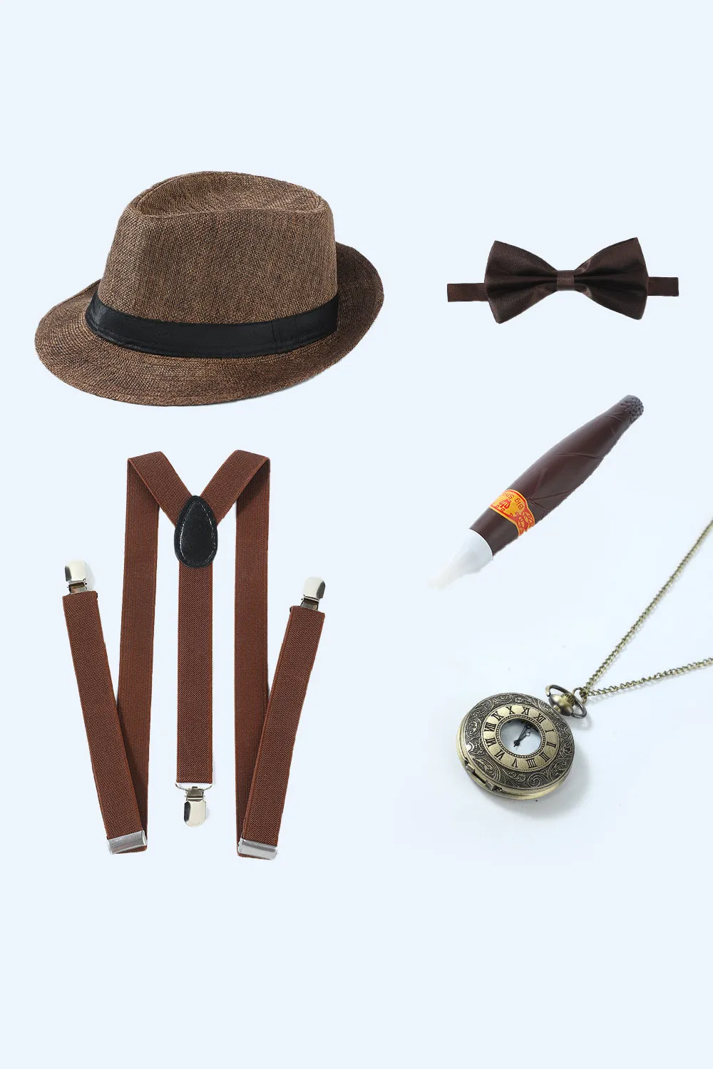 Ivory 1920s Accessories Set for Men