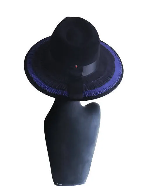 Jas Blue Fedora Hat
