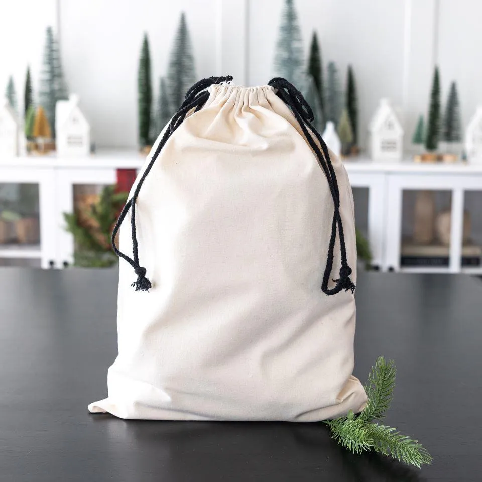 Kids' Elf Watch White Cotton Bags - Small