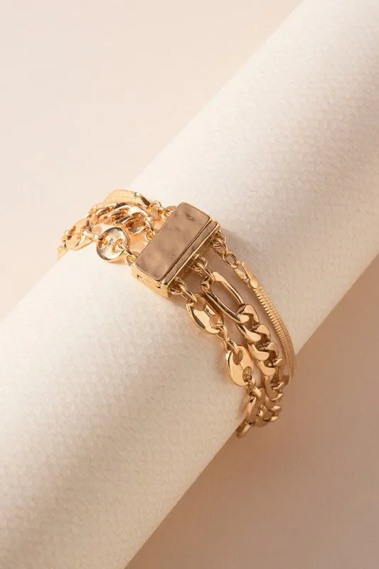 Layered Link Bracelet
