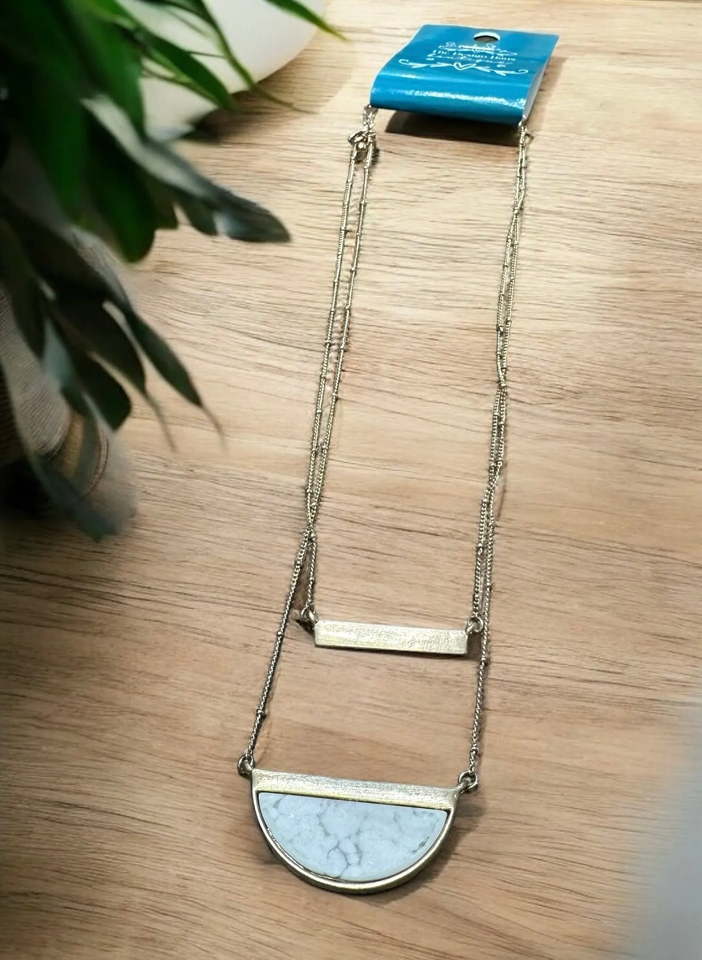 Layered Stone Necklace