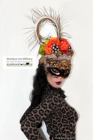 Leopard in Jungle Multi Coloured Hat