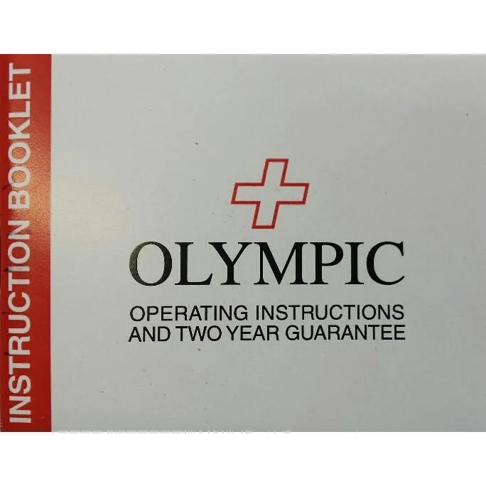 Men's Olympic Work Watch - Blue -Baton Hands- Engineered for Endurance