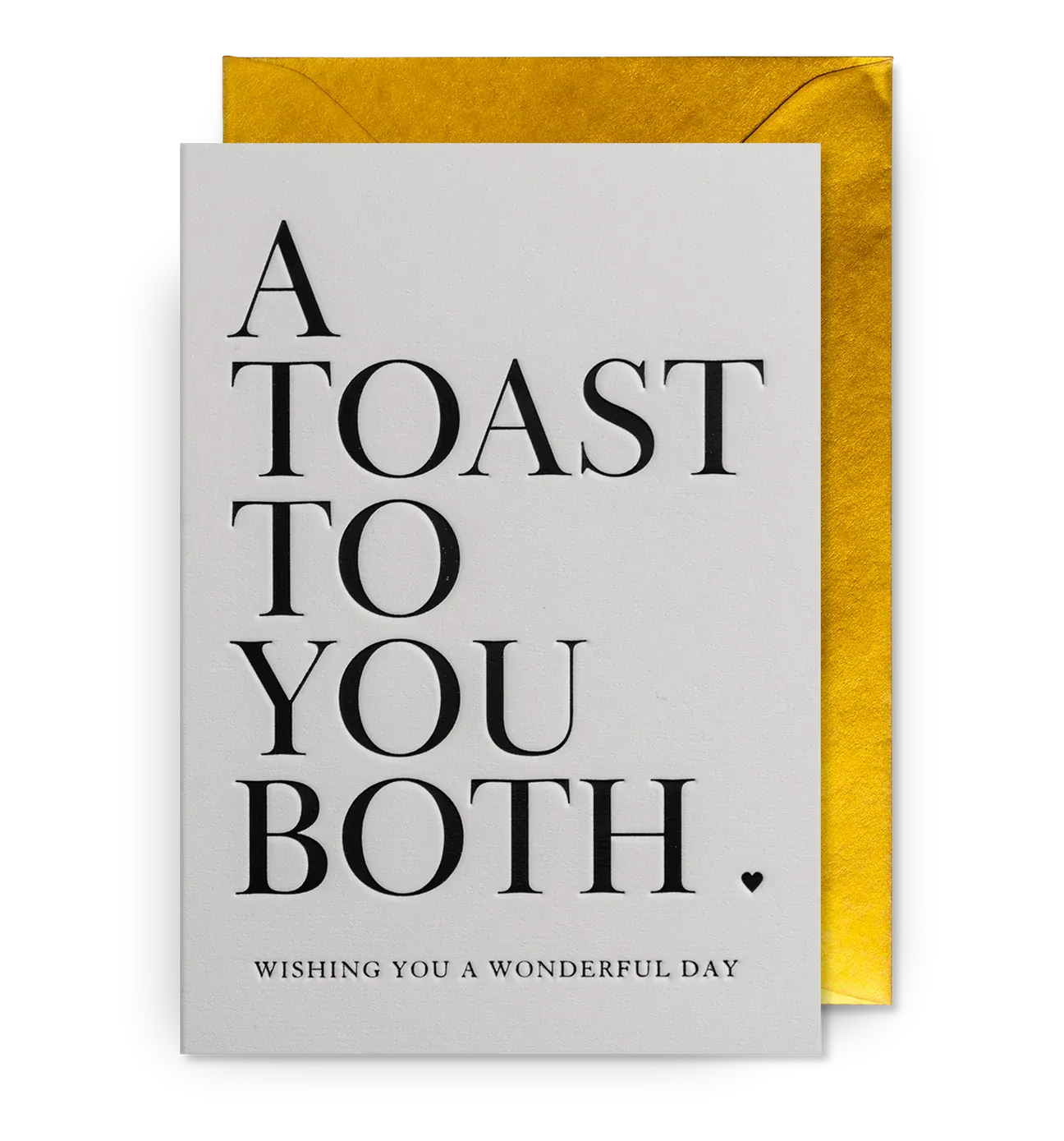 Postco A toast to you both Card