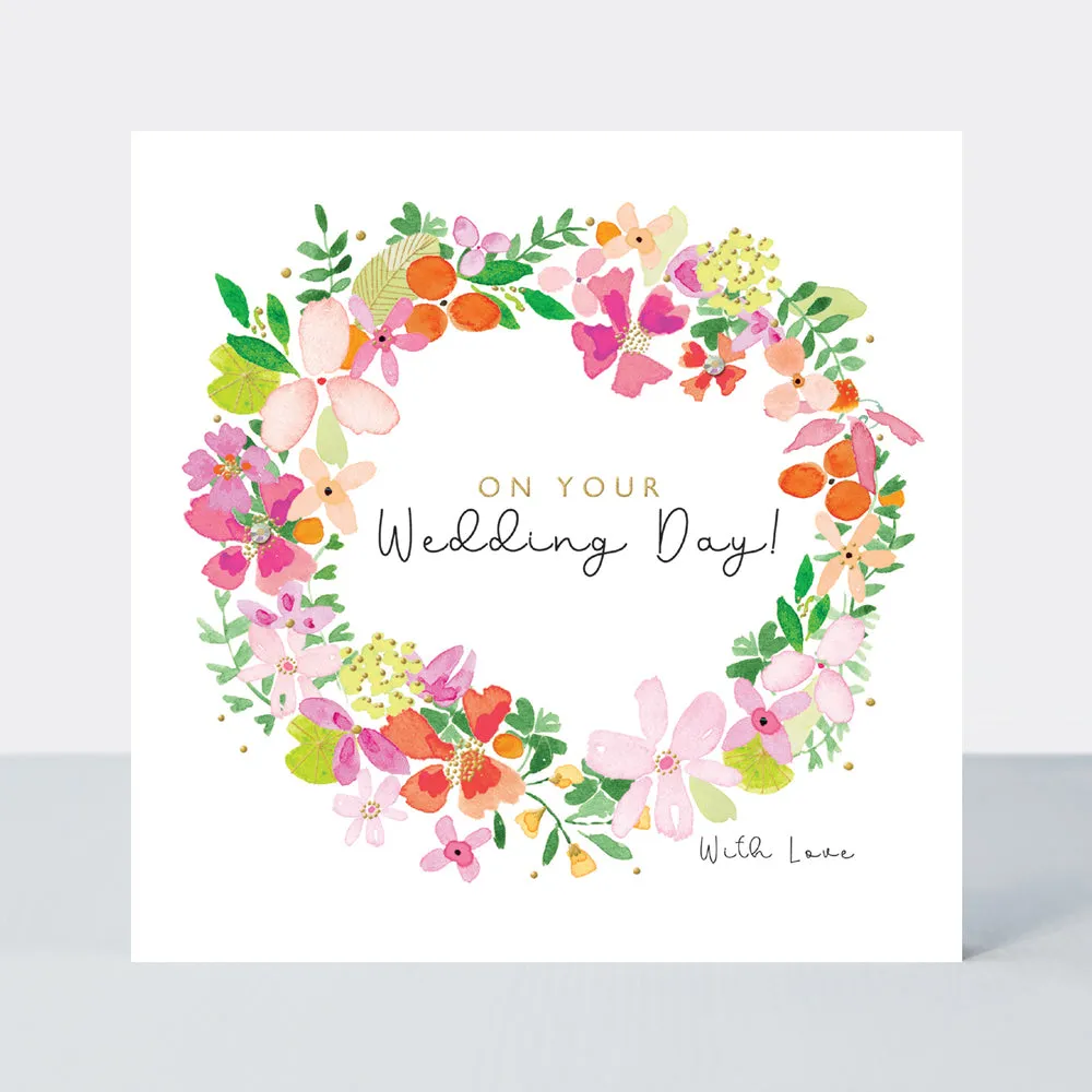 Rachel Ellen Blossom - Wedding Day Flower Crown Card