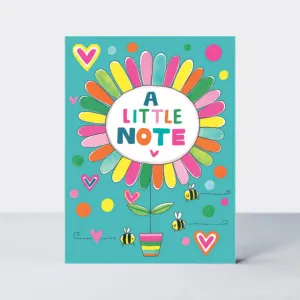 Rachel Ellen Pack of 10 Notecards - A little Note Flower Pot