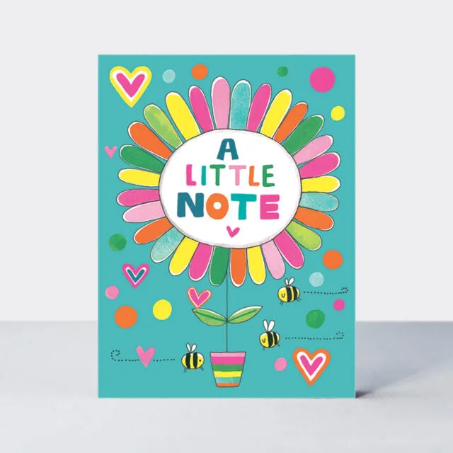 Rachel Ellen Pack of 10 Notecards - A little Note Flower Pot