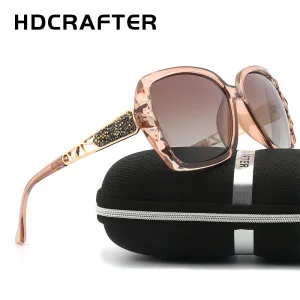 Sunglasses Women Polarized Ladies Brand Design Retro Sunglasses Vintage Oversized Sun Glasses UV400 Fashion Oculos Feminino