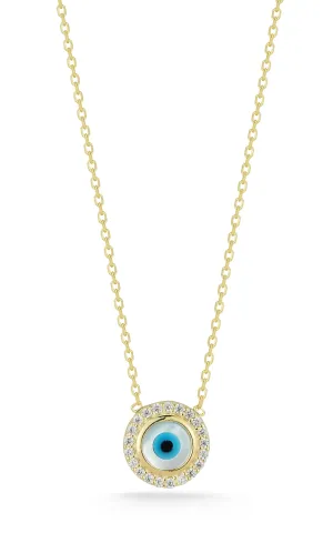 Tiny Evil Eye Necklace