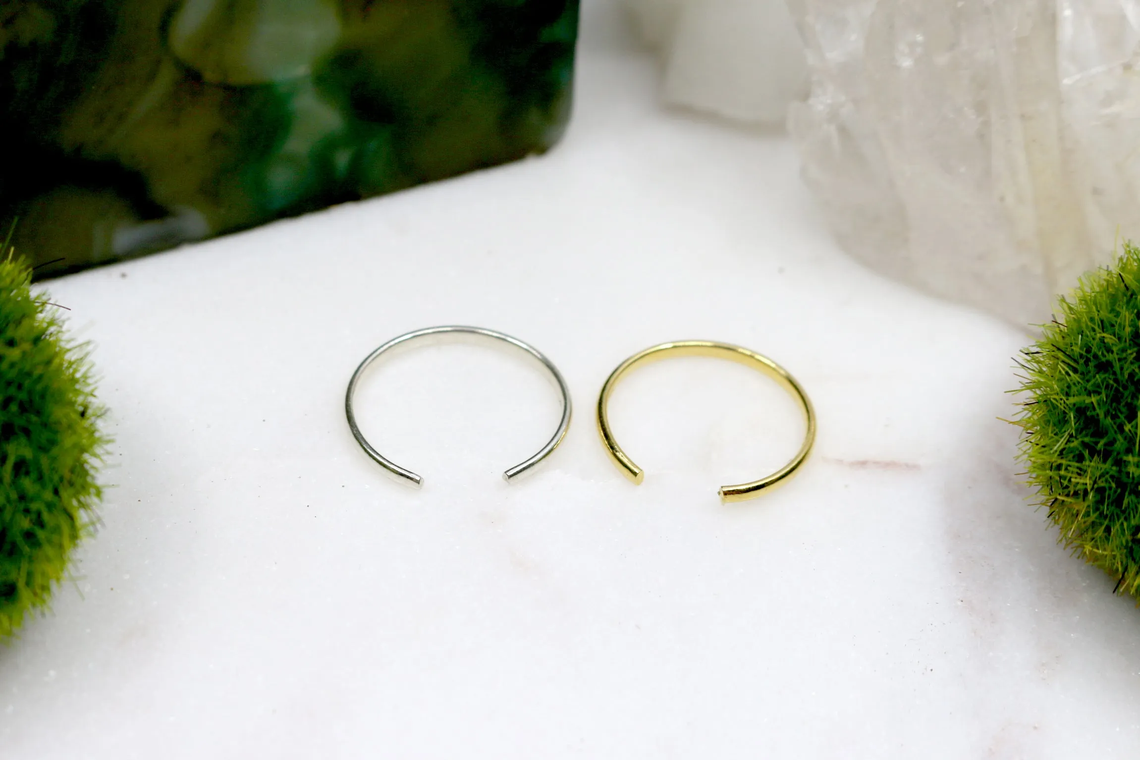 Wrap it Up // Simple Band Ring, Vermeil or Silver, Stacking Ring, Boho Ring // BH-R012